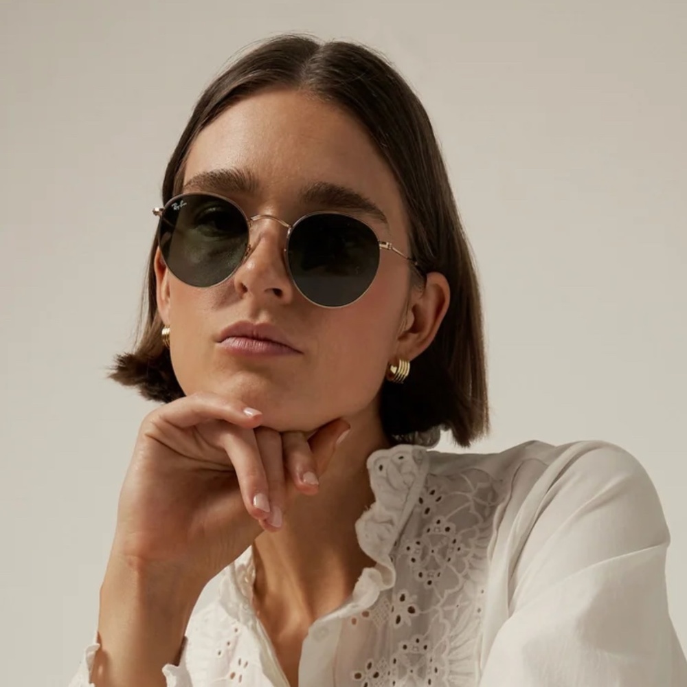 Authentic Ray Ban R3447 Round Sunglasses (Includes Case)